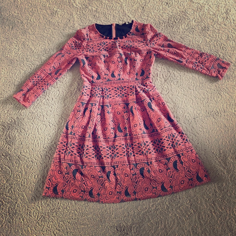 Coral dress